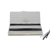 Assortiment de 4 *10 gaines retractables (Noir-Cristal en 2.4 et 3.2)