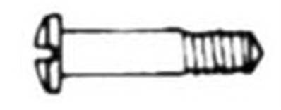 Vis à tenir les charnières  en acier inoxydable (1.4*2.5*7.2 mm)