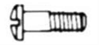 Vis à tenir les charnières Doré (1.4*2.5*5.2 mm)