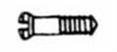 Vis tête cruciforme Doré (1*1.7*4.5 mm)