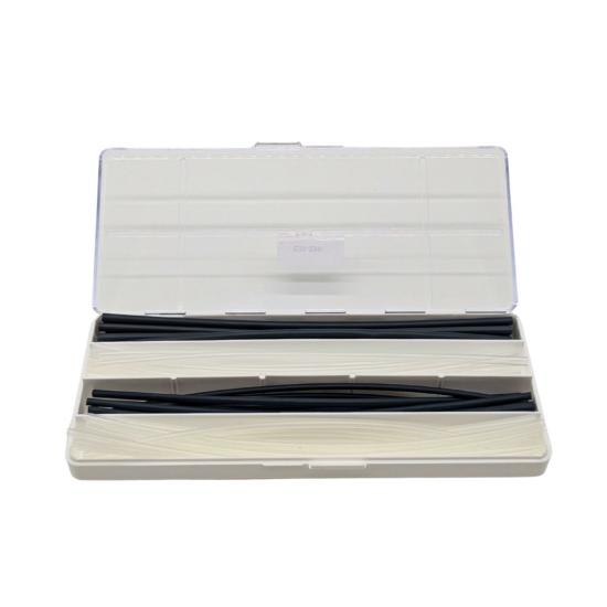 Assortiment de 4 *10 gaines retractables (Noir-Cristal en 2.4 et 3.2)